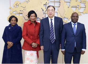 国家卫生健康委主任马晓伟主任会见马拉维总统夫人格特鲁德·穆塔里卡